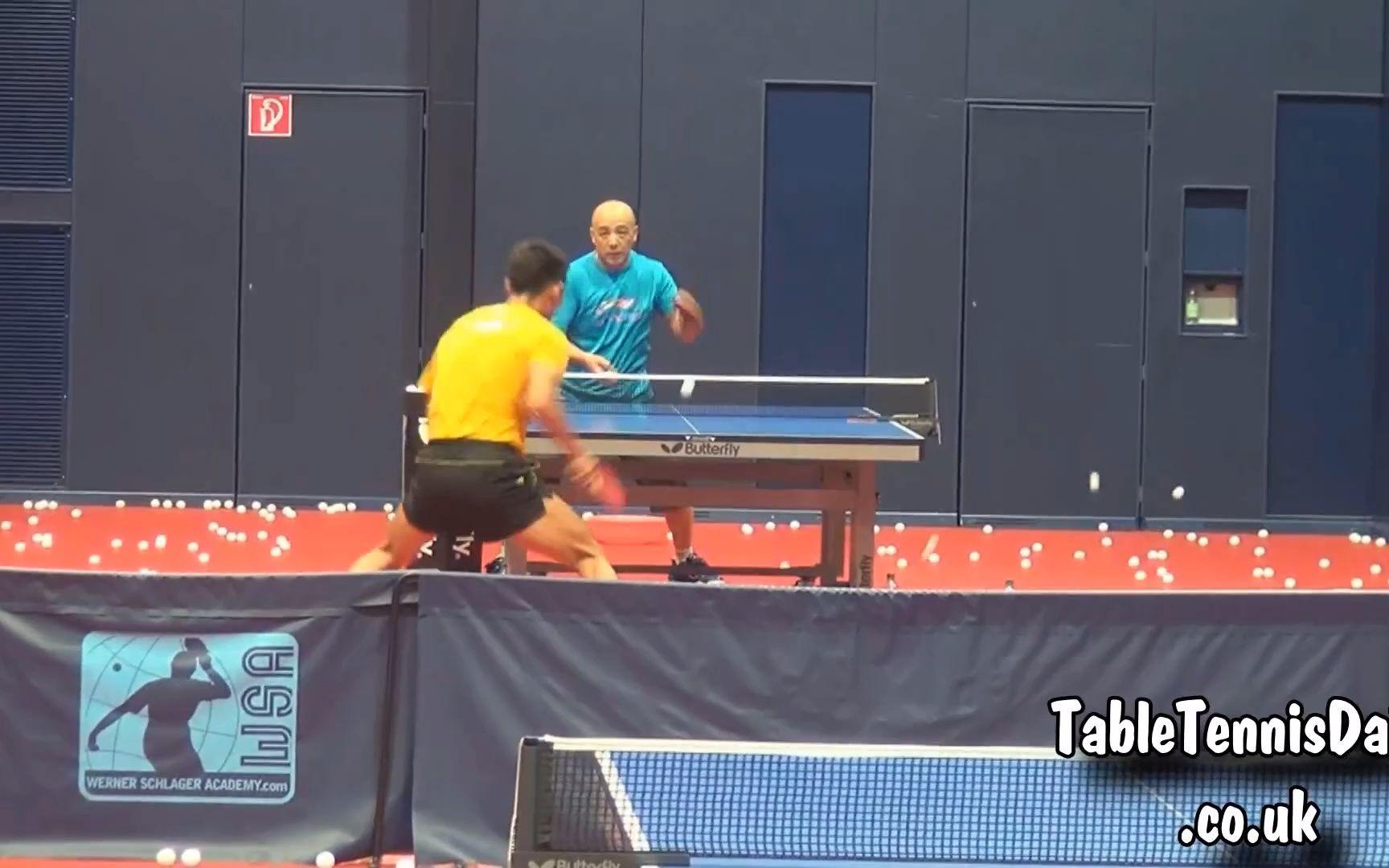 奥地利队轻取韩国队,张继科统治全场 奥地利队轻取韩国队,张继科统治全场